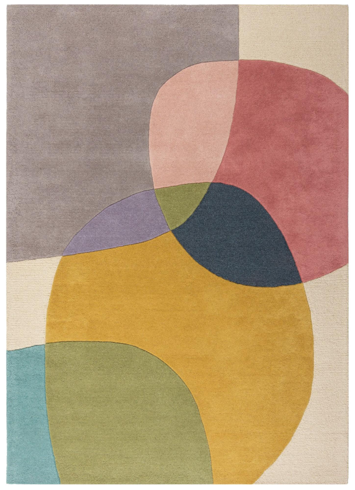 Tapete Abstrato Orgânico Multicolor