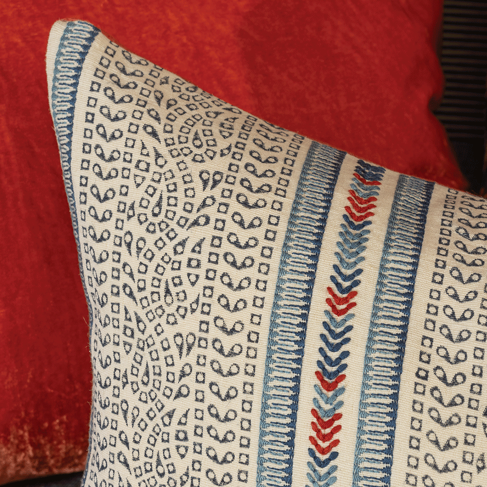 Almofada Barrington Indigo 50 × 35