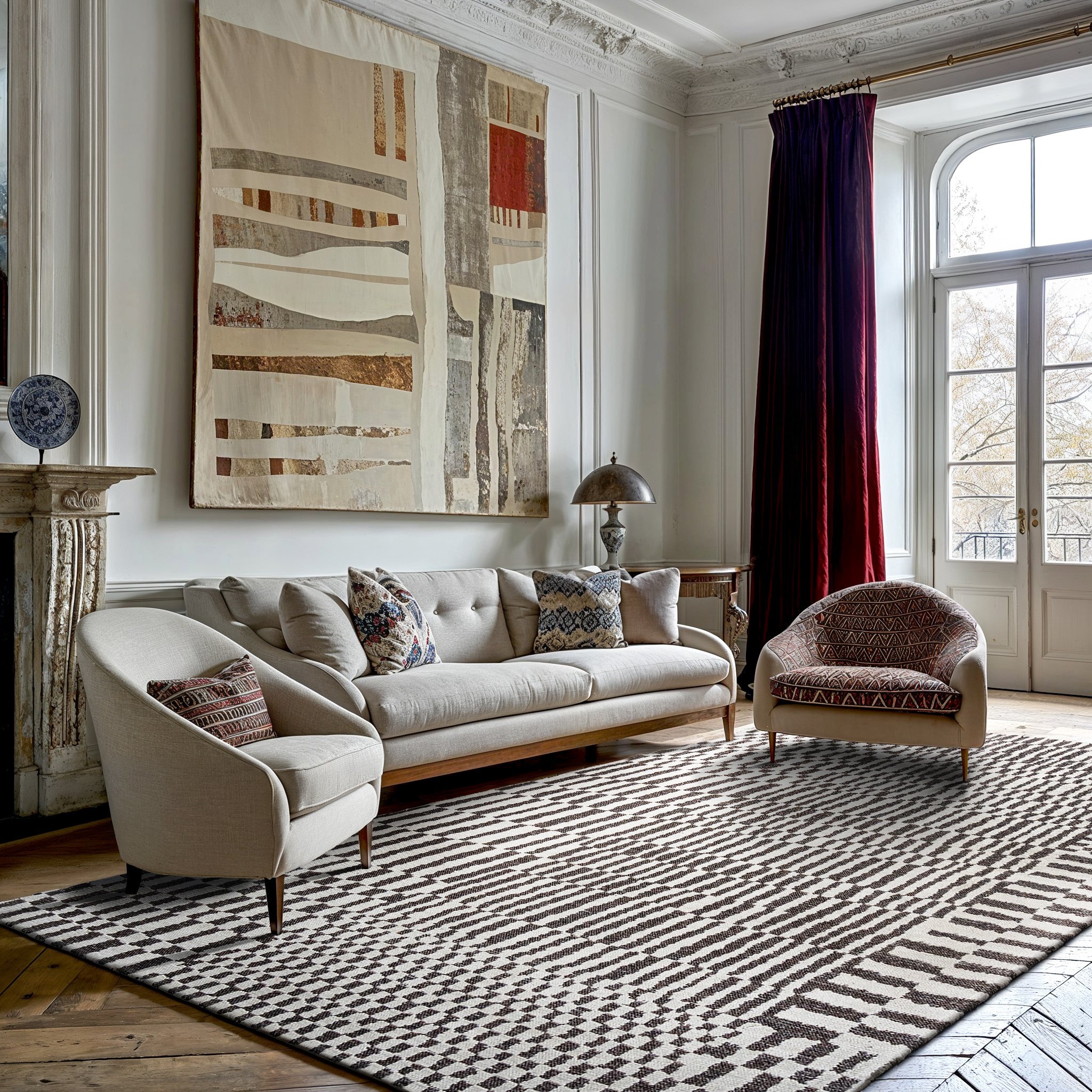 Tapete Caidal 9651 | Tamanho: 140 × 200 cm