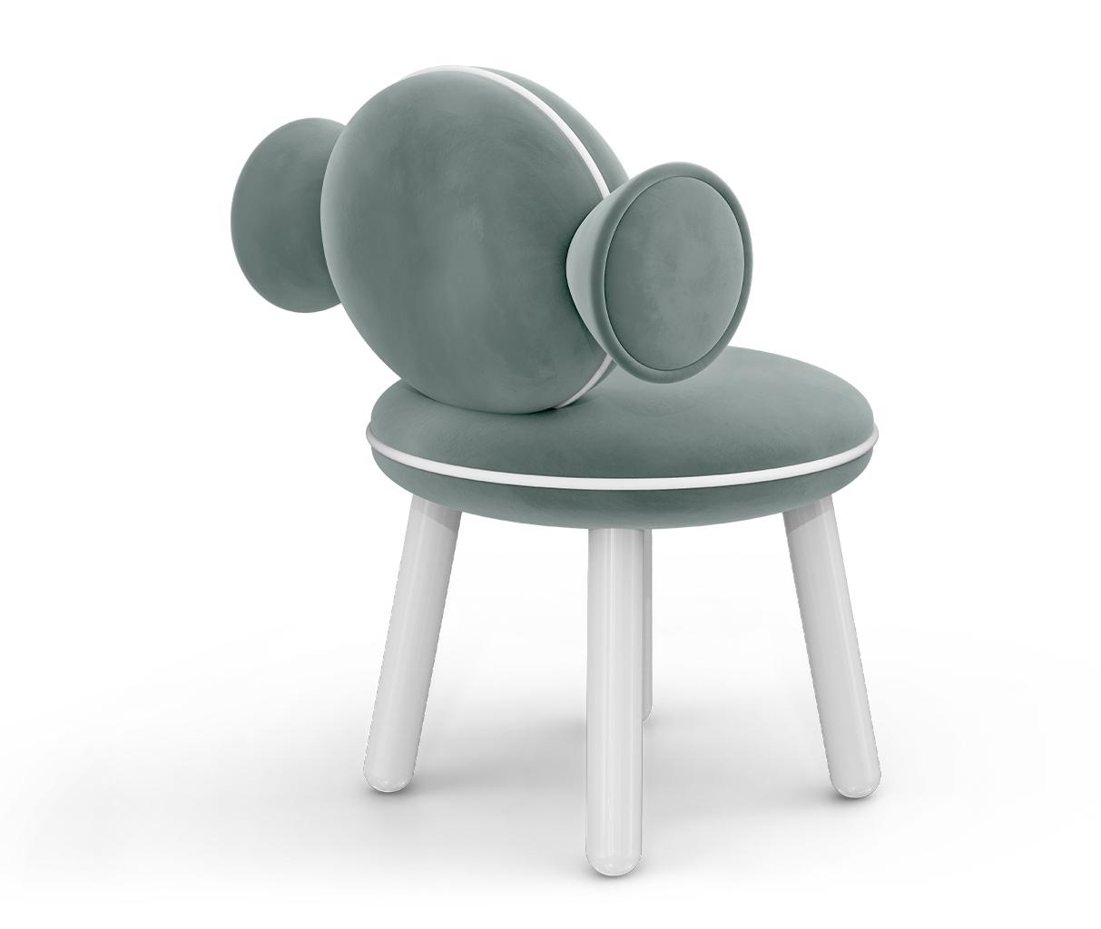 Cadeira puff Lollipop azul