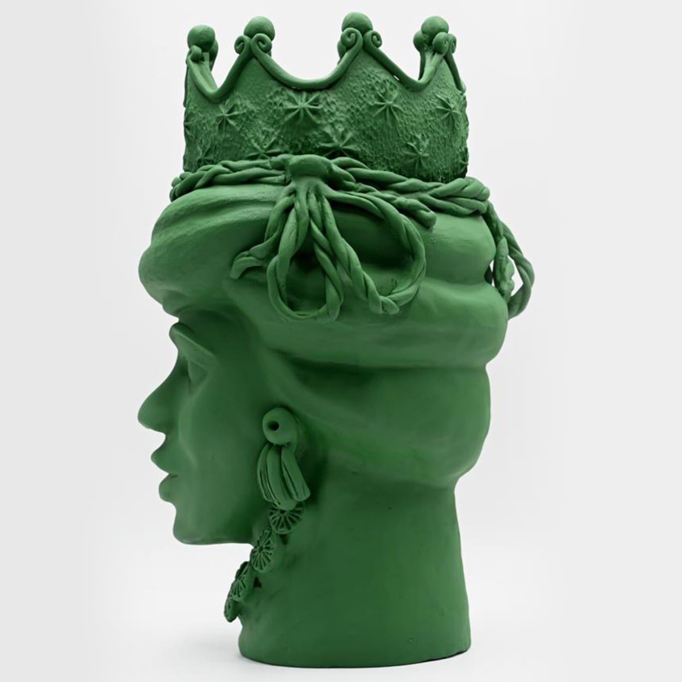 Escultura Moor's Head verde