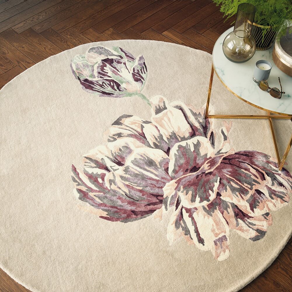 Tapete Redondo Tranquility Bege | Tamanho: Ø 150 cm
