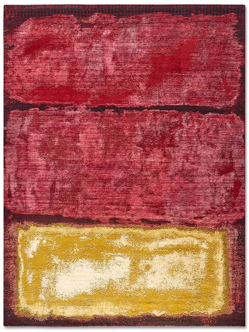 Tapete Strawberry Sunset Tecido à Mão | Tamanho: 250 × 300 cm