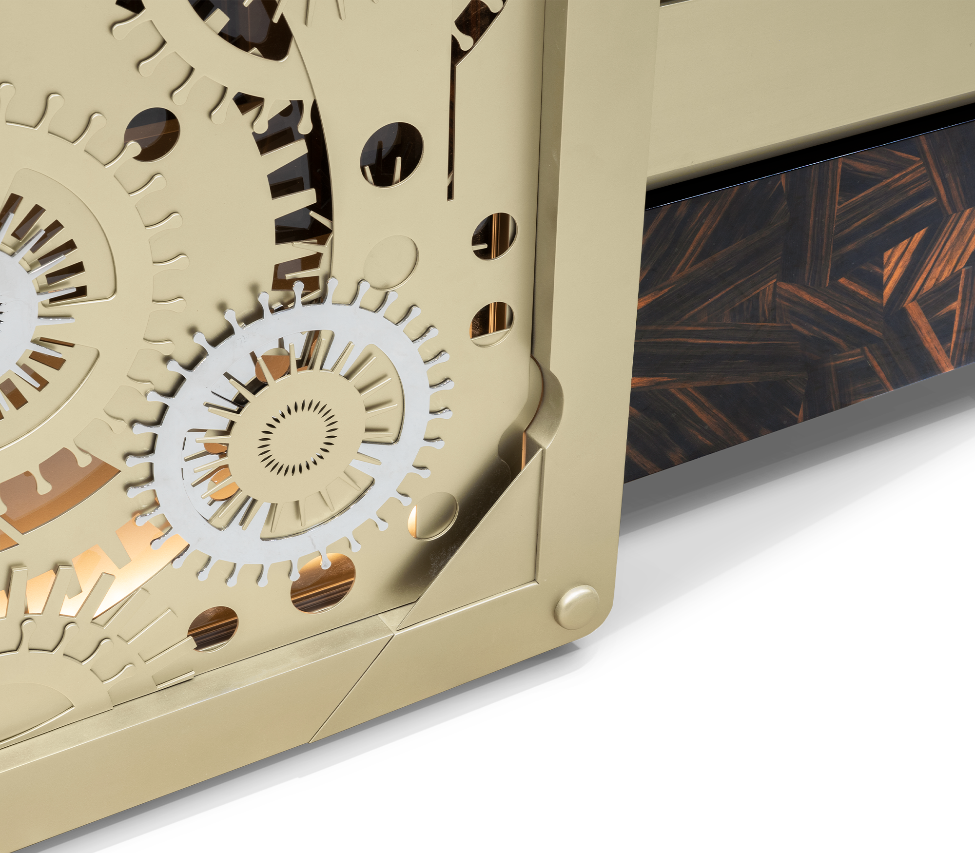 Cofre Baron Champagne Mate