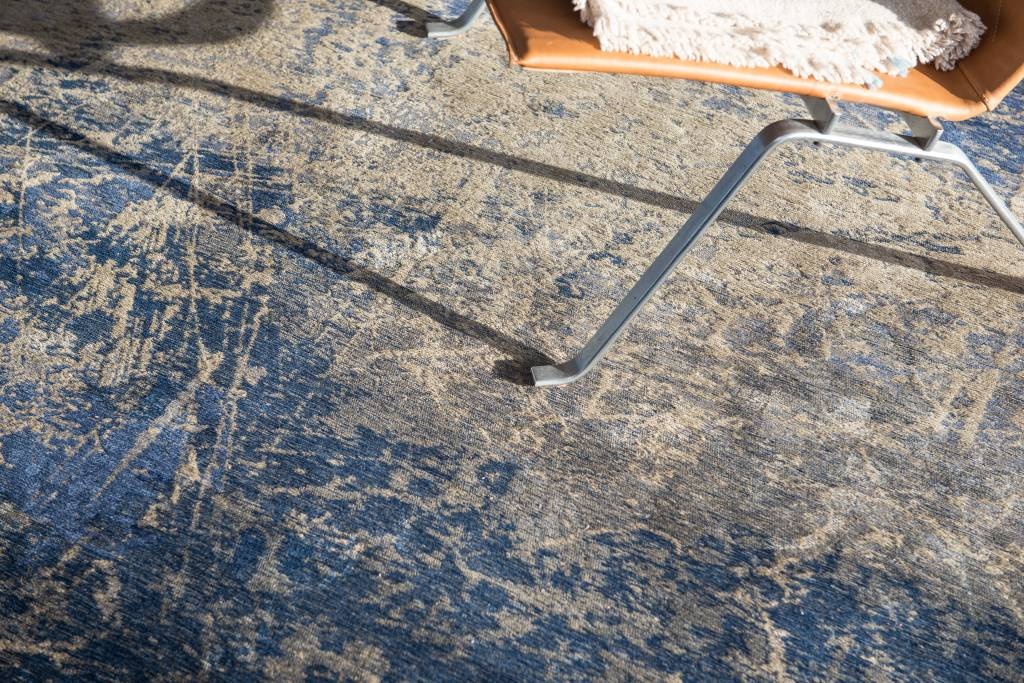 Tapete 8629 Abyss Azul Redondo | Tamanho: Ø 240 cm