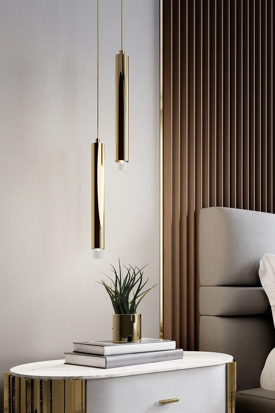 Candeeiro suspenso pequeno cascata - 1