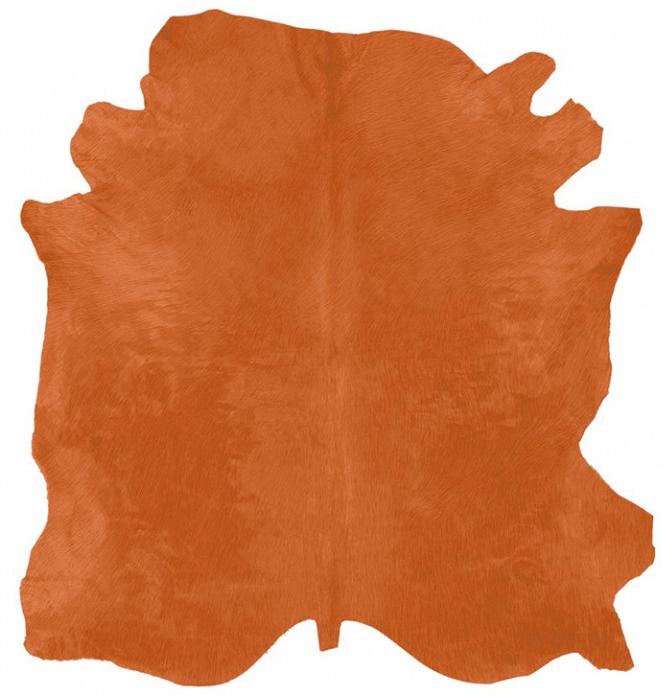 Pele de vaca natural laranja | Tamanho: 200 × 240 cm