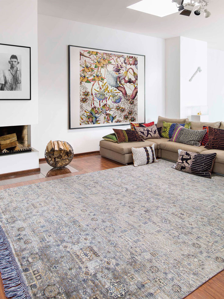 Tapete Agra Feito à Mão Luxury