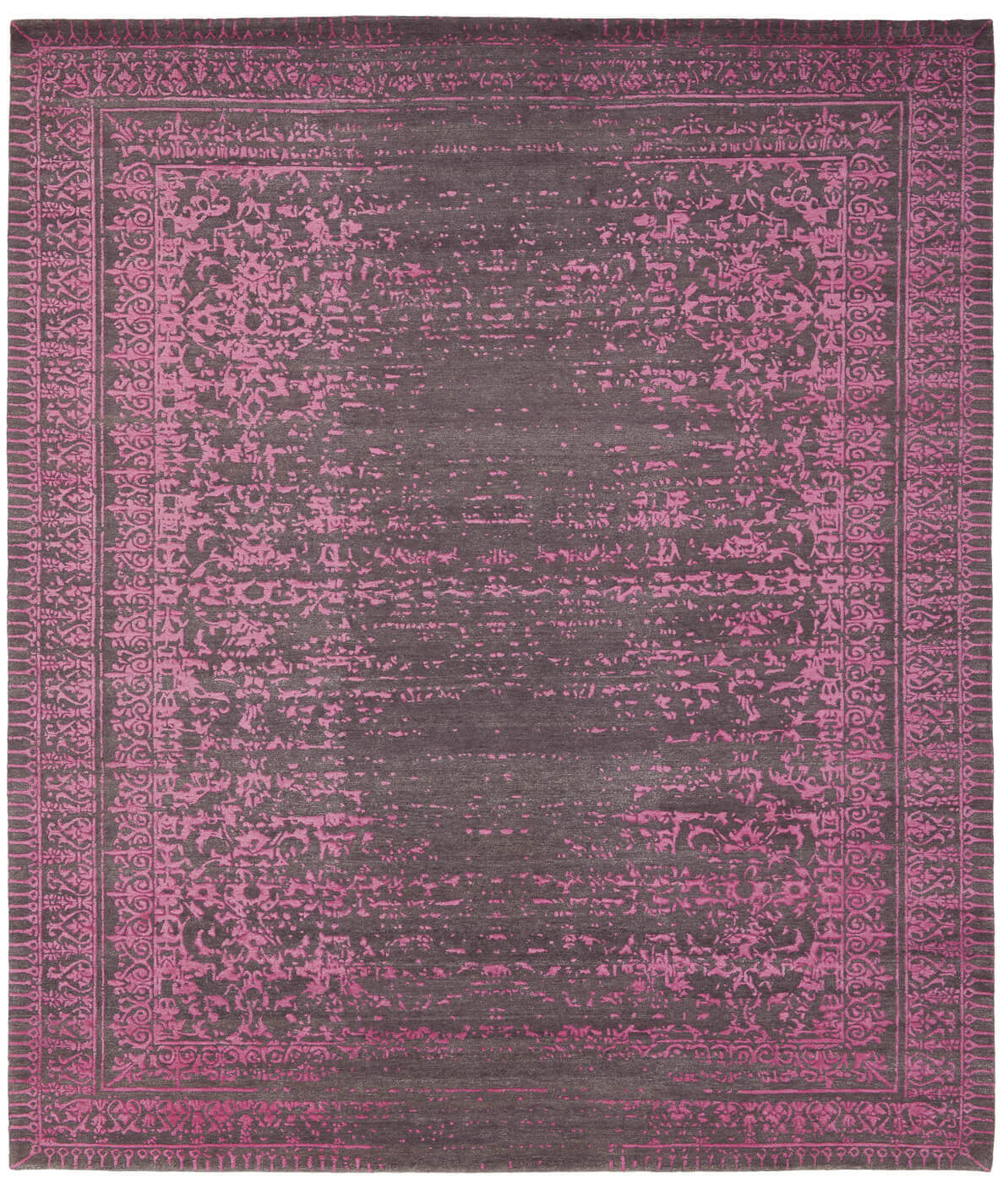 Tapete Ferrara Stomped Reverse Cinzento Rosa | Tamanho: 280 × 360 cm