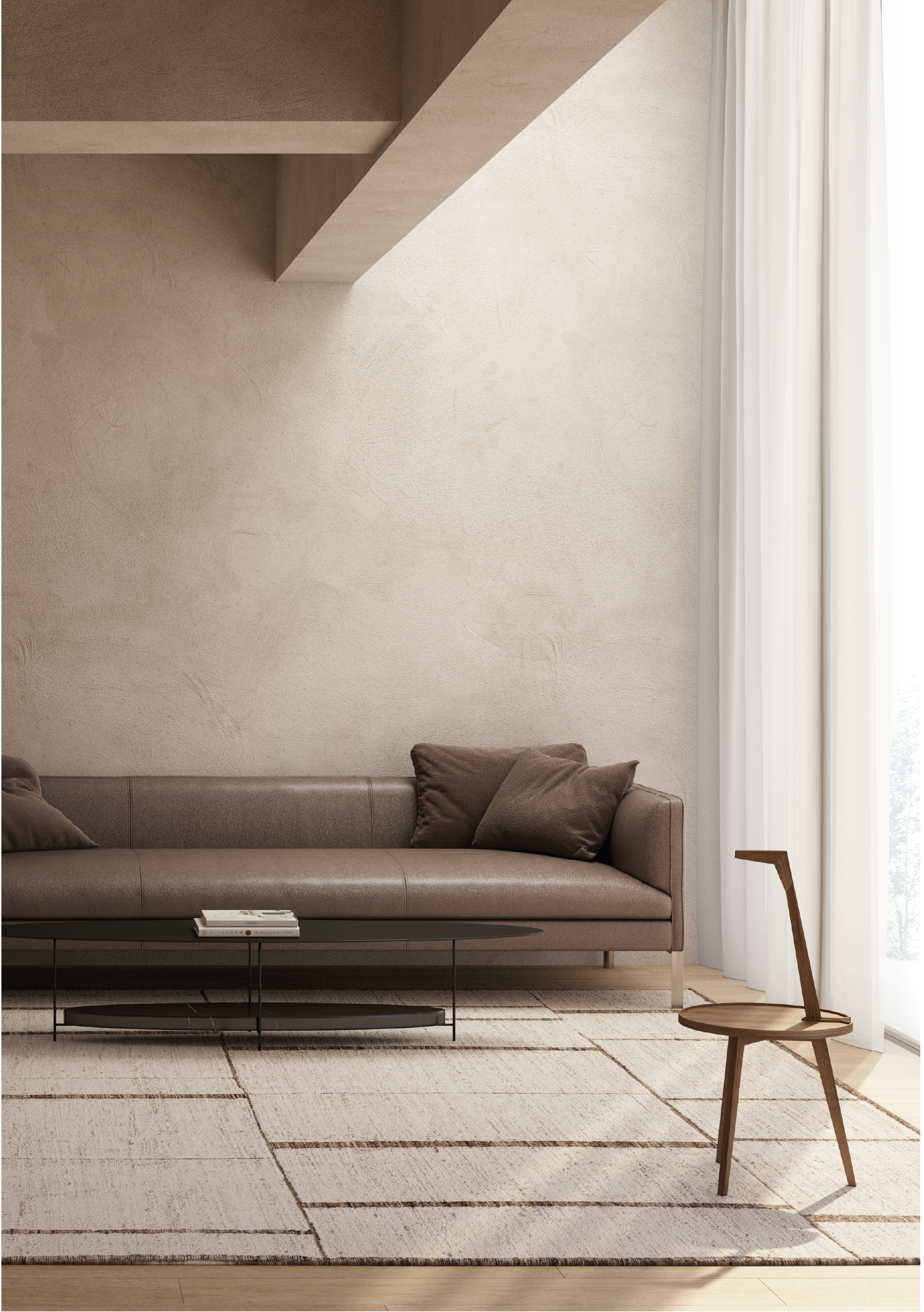 Tapete Kiviya Feito à Mão | Tamanho: 200 × 300 cm