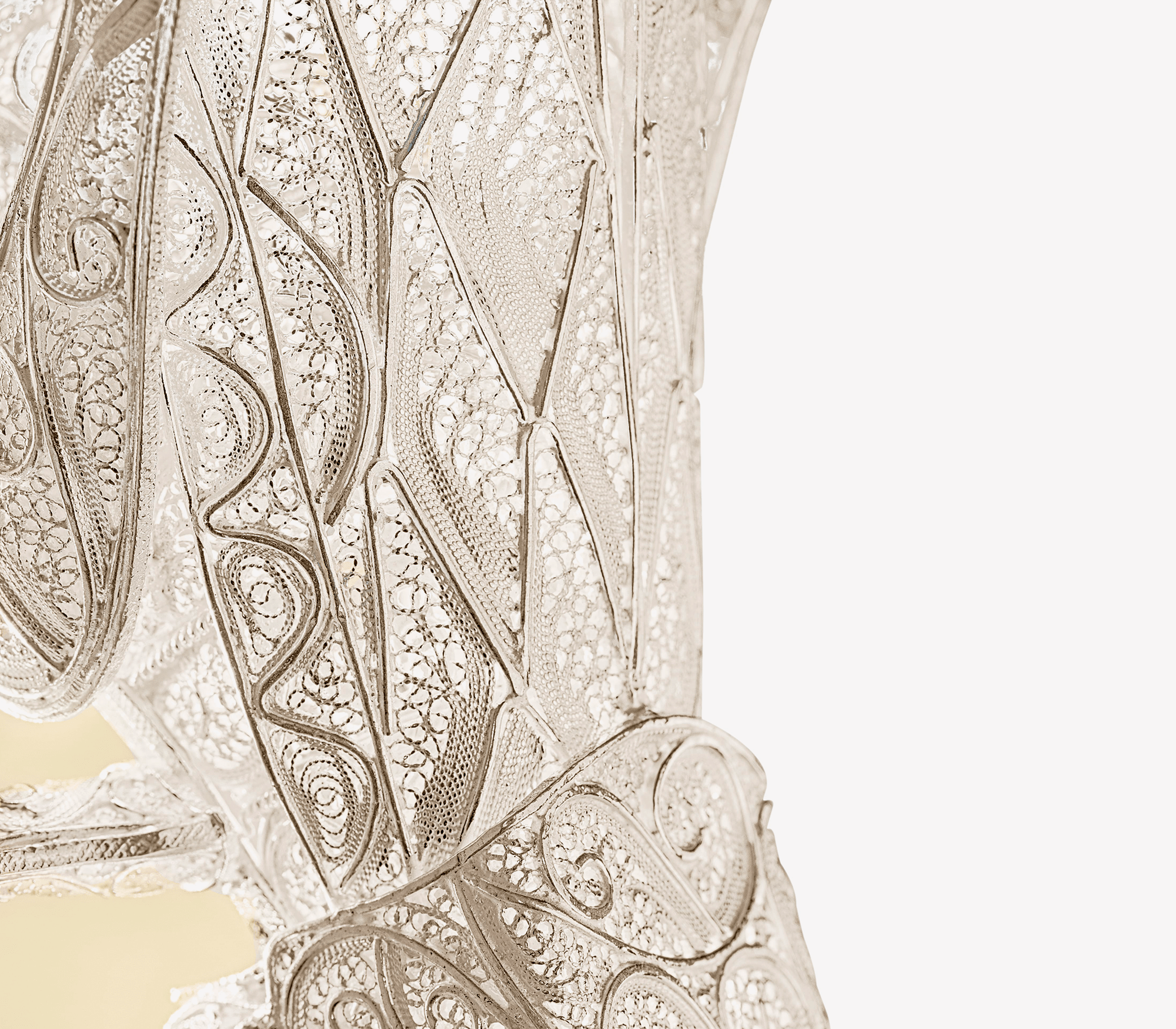 Candeeiro de parede filigrana Cricket