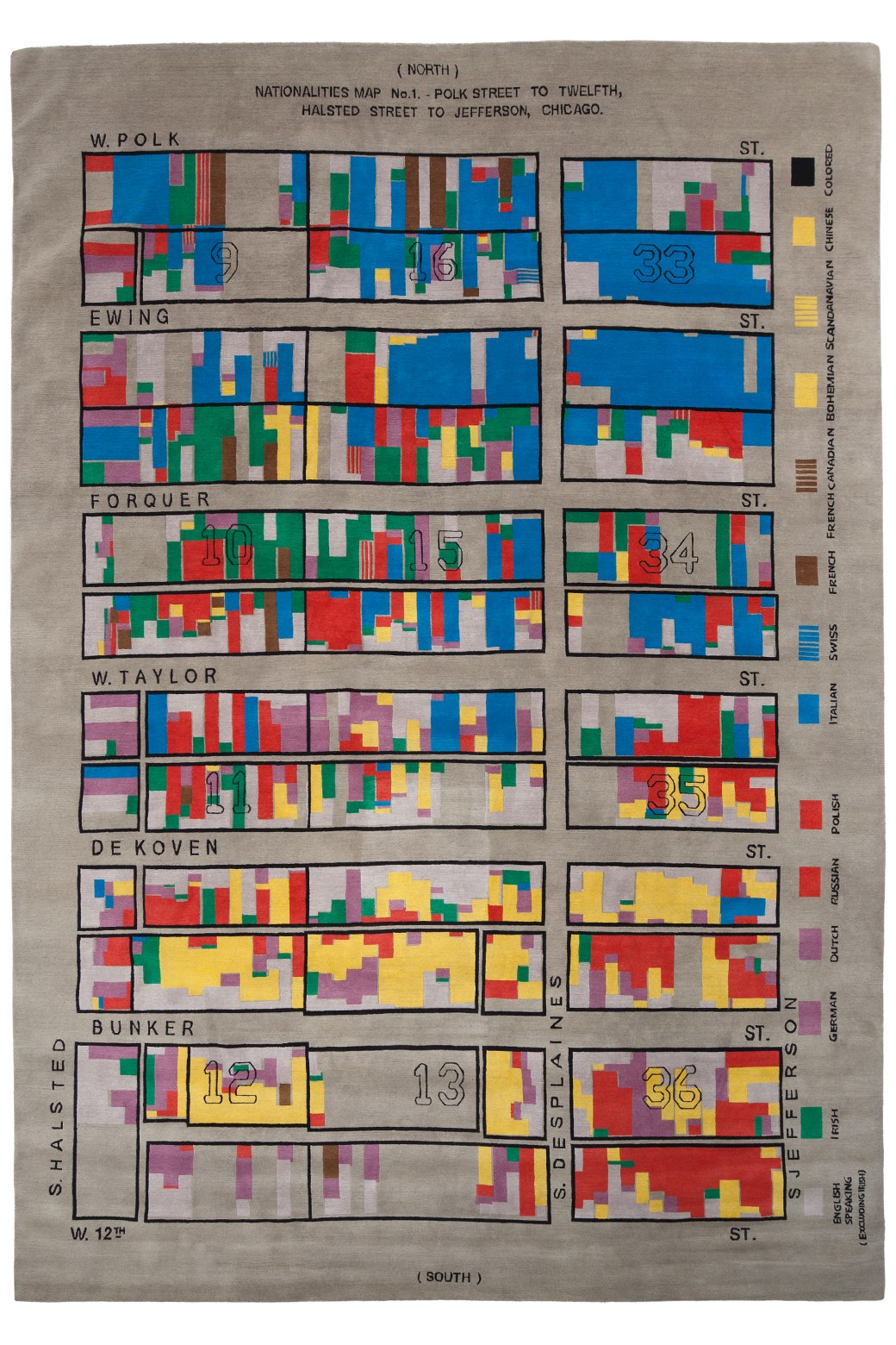 Tapete Nationalities Designer Tecido à Mão