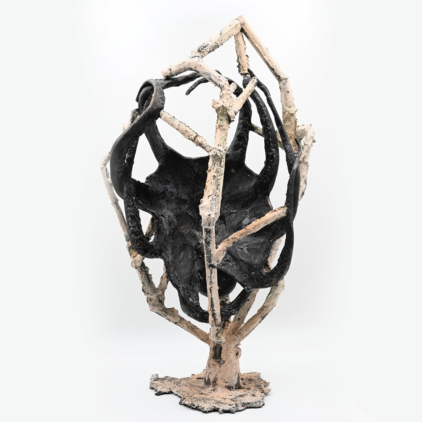 Escultura Octopus de bronze