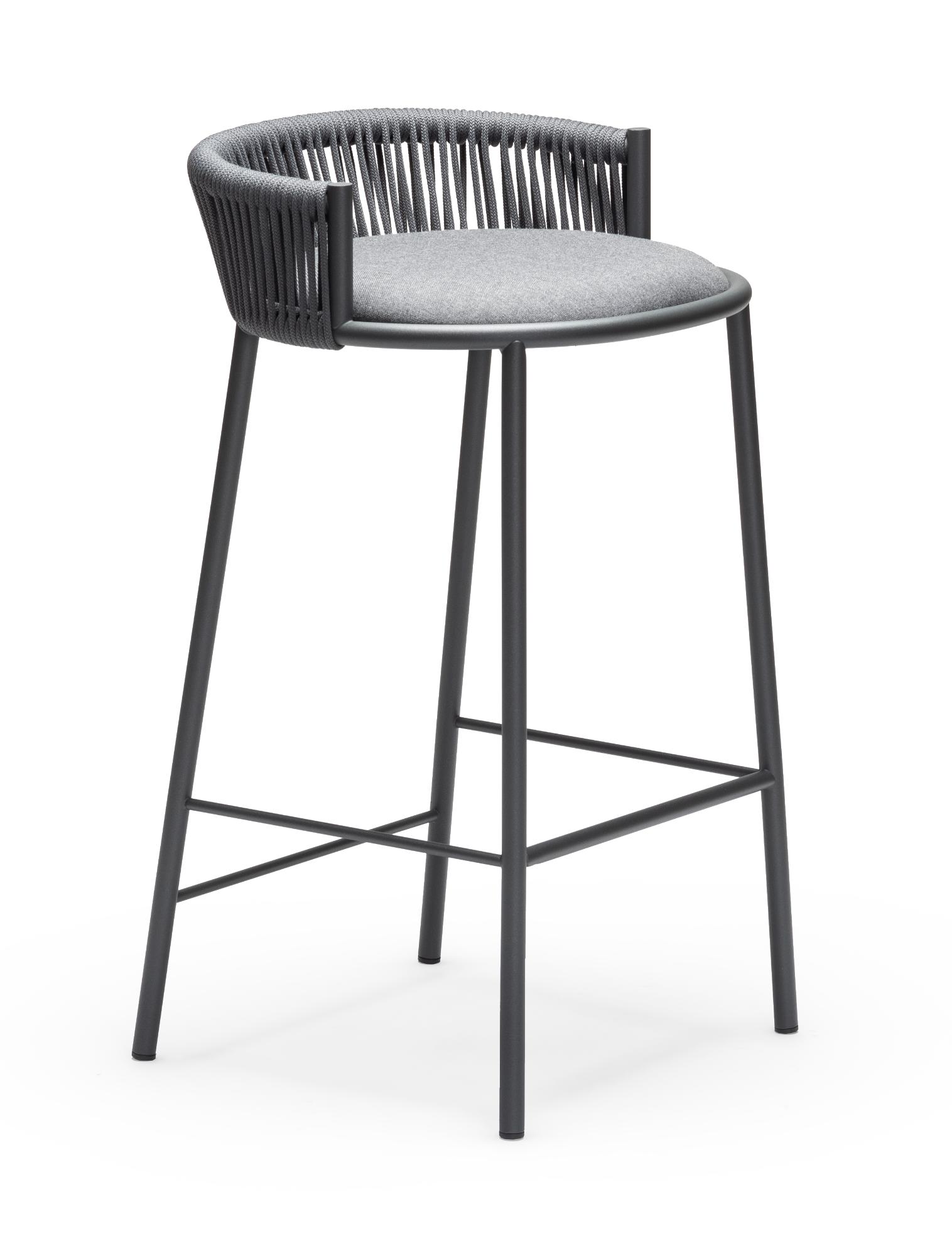 Banco de Bar para Exterior Millie SG-65 Cinzento