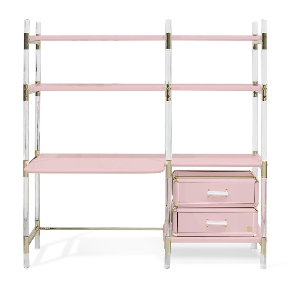 Biblioteca Jigsaw Puzzle rosa