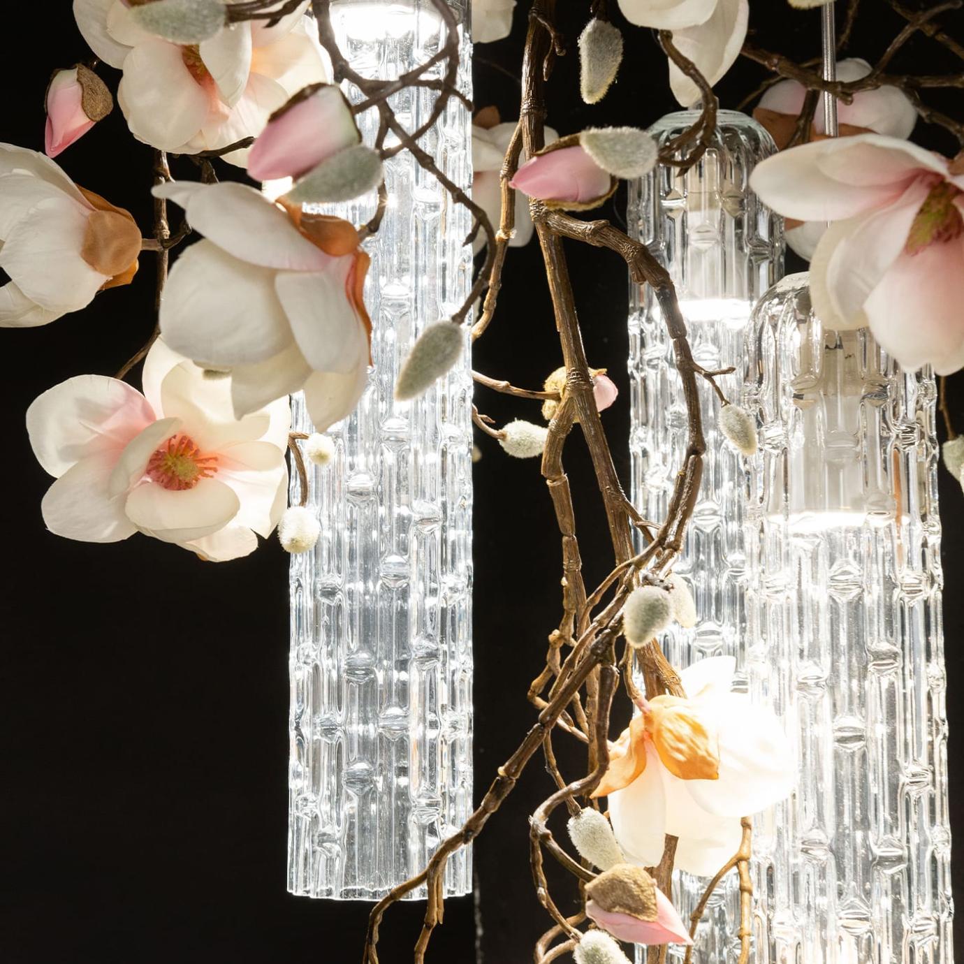 Lustre Magnolia Branco Pequeno