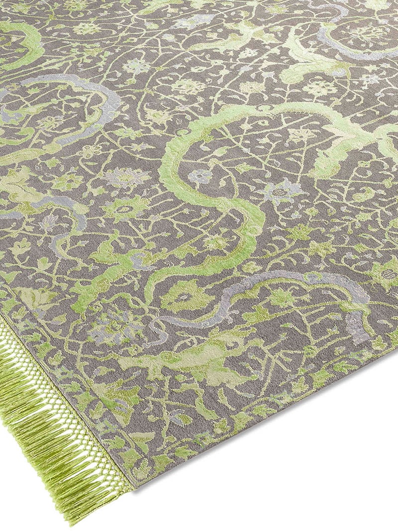 Tapete Luxuoso Tabriz Green