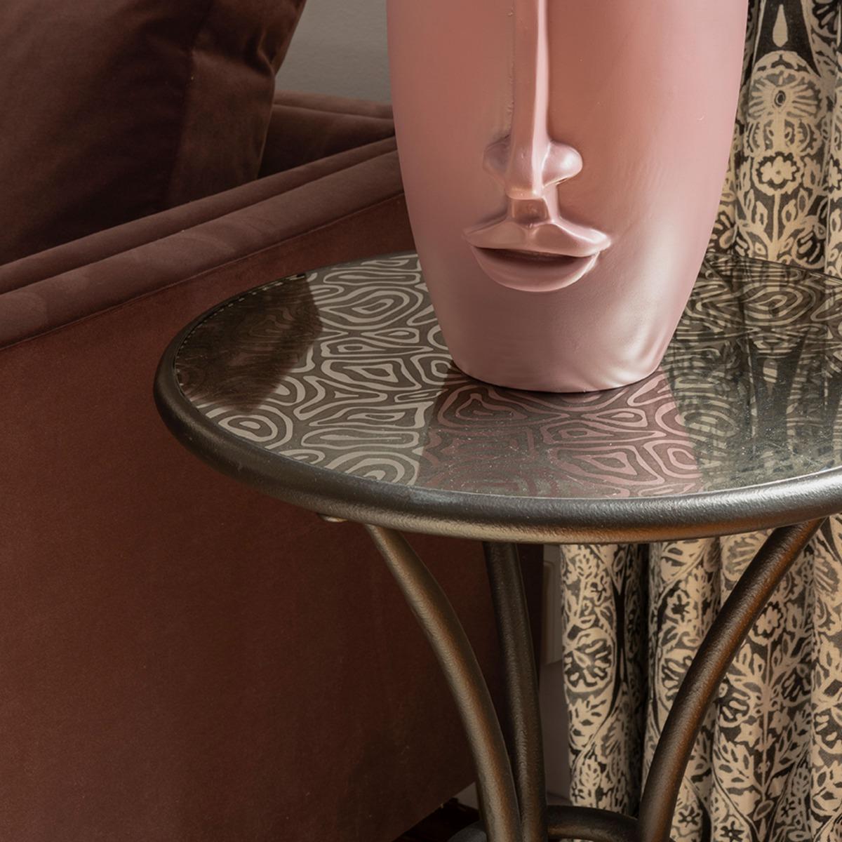 Mesa de Cocktail Coralia Verre Eglomise