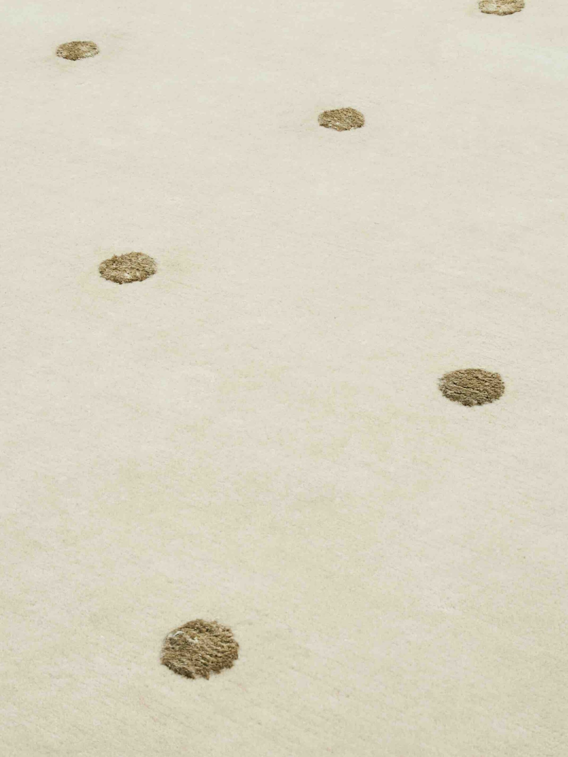 Tapete Punti Bege Tecido à Mão