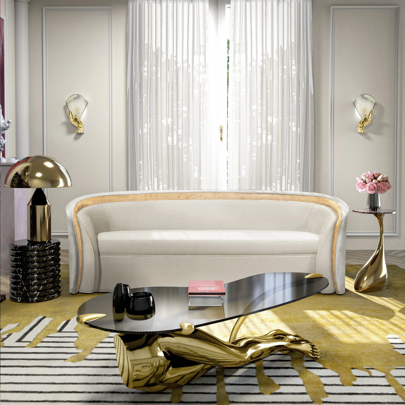 Arandela alabastro Muse