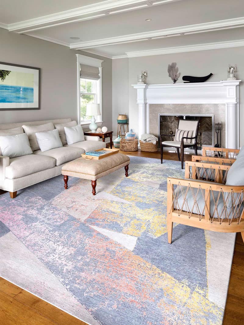 Tapete Pastel Sun Tecido à Mão