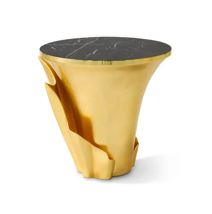 Mesa de Apoio Folha Dourada Solstice