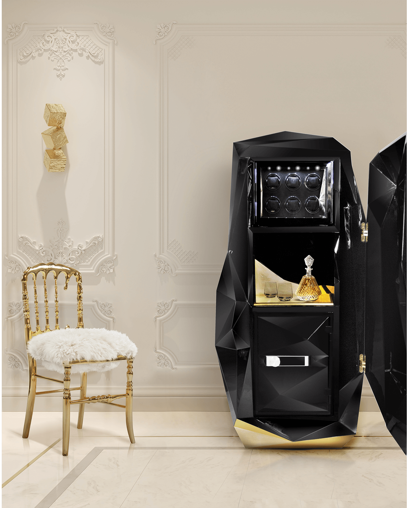 Cofre Elite Preto Prism