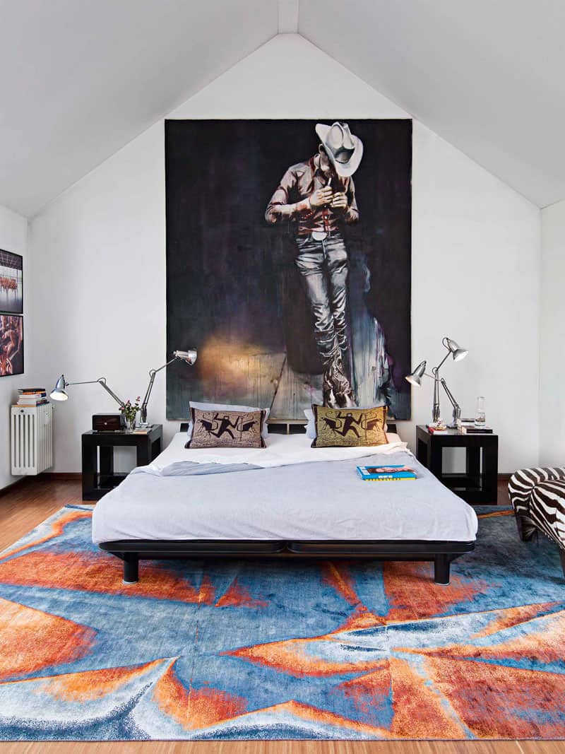 Tapete Cyan Copper Luxury Feito à Mão