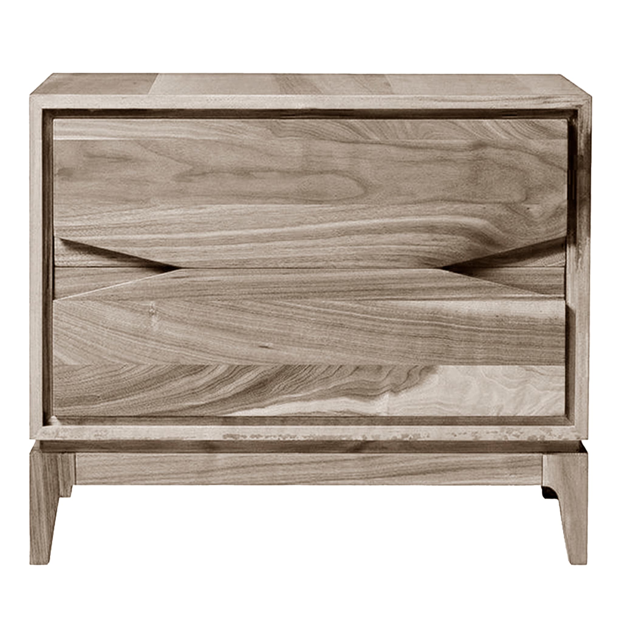 Mesa de Cabeceira Base Cinzenta