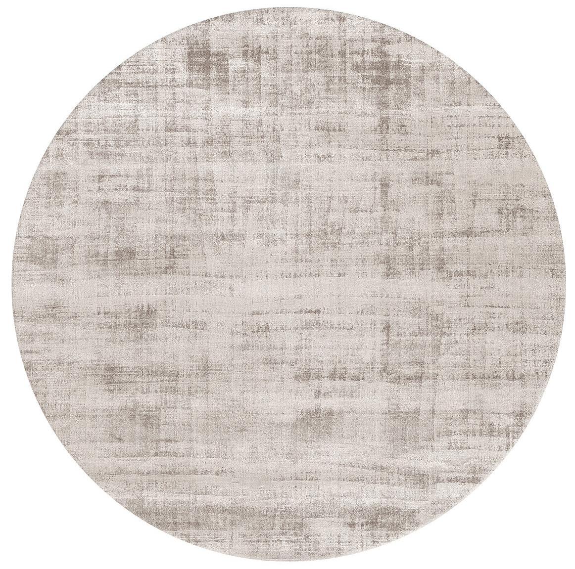 Tapete Gray Redondo Seda de Banana | Tamanho: Ø 300 cm