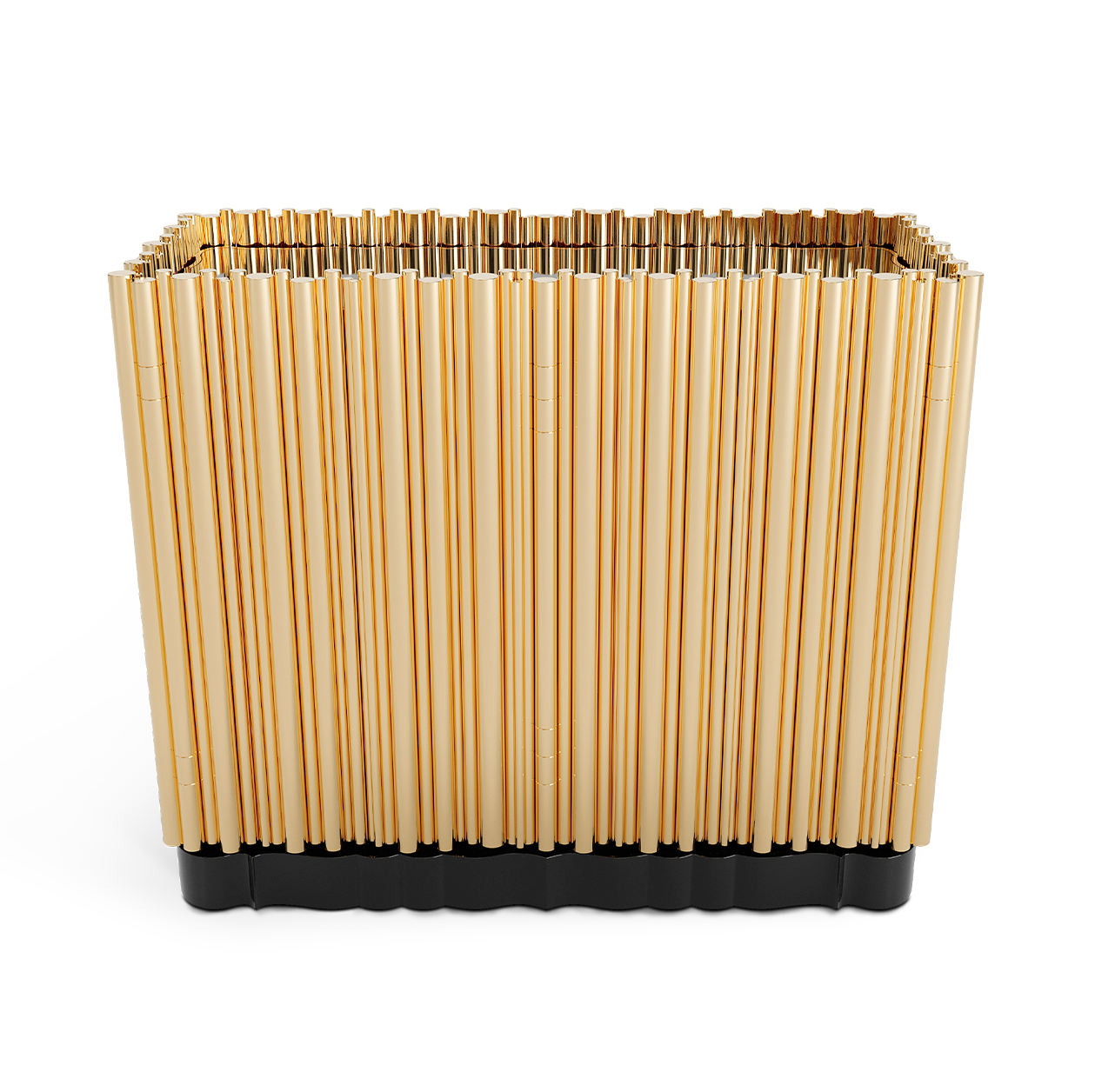 Aparador Harmony 2 portas dourado premium