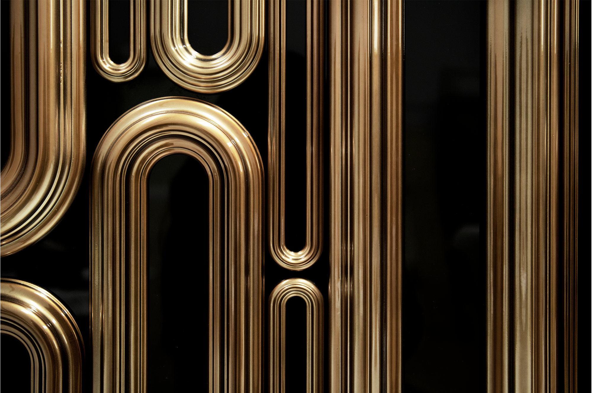 Aparador Ellipse dourado