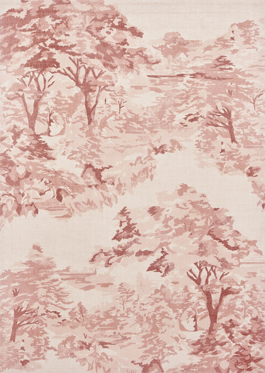 Tapete Landscape Rosa Claro | Tamanho: 170 × 240 cm