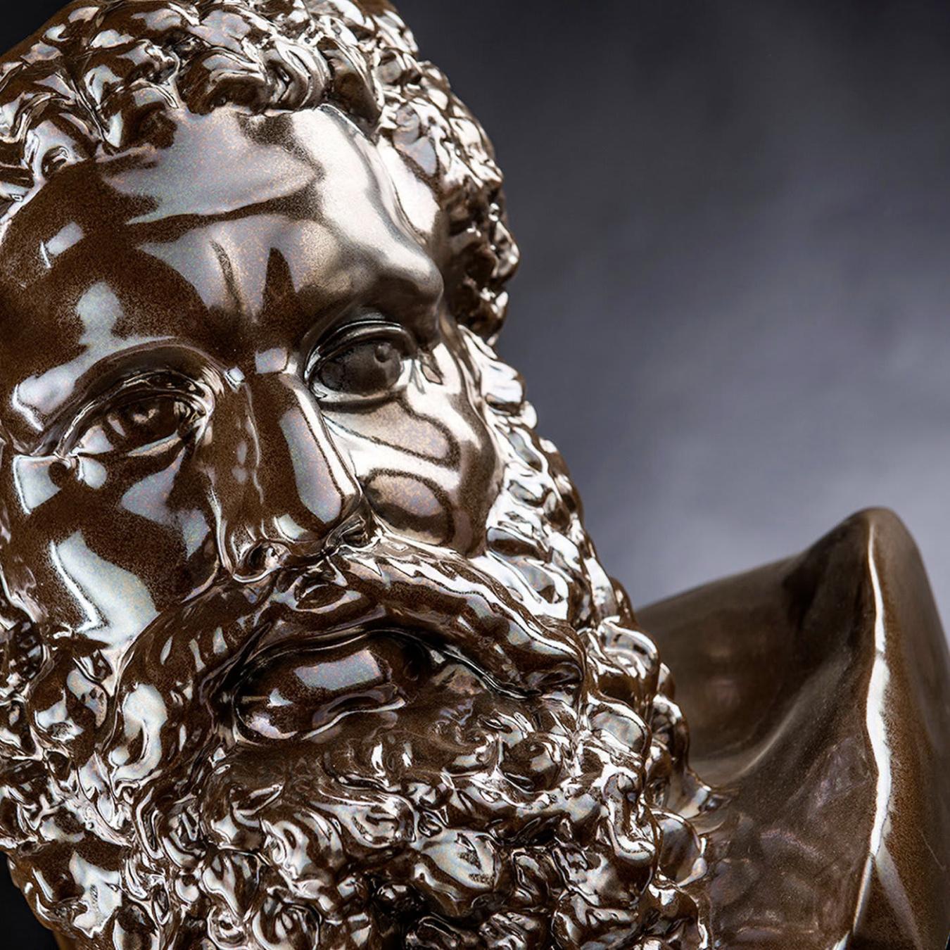 Busto Cerâmico Hercules