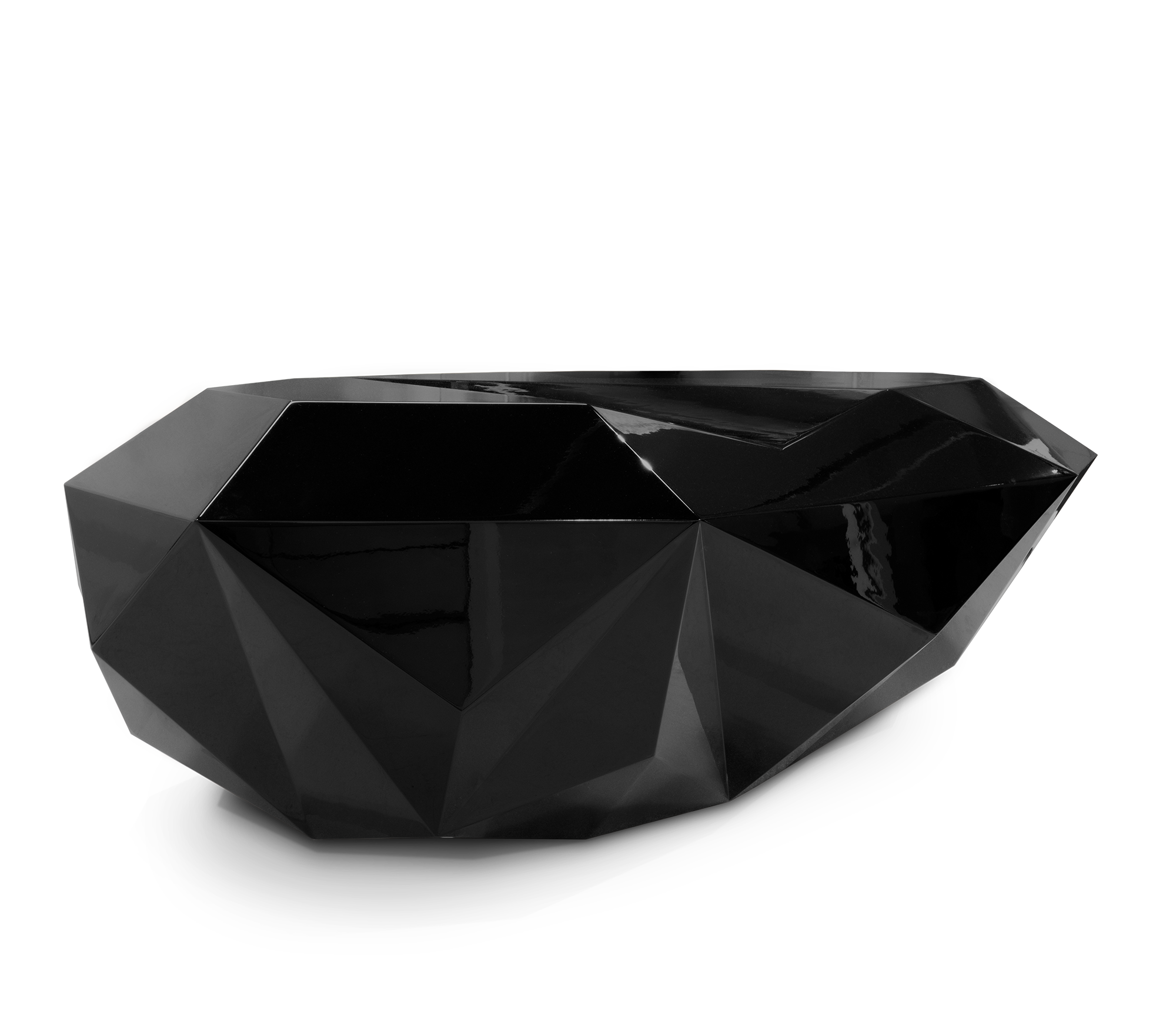 Mesa de Centro Preta Prism