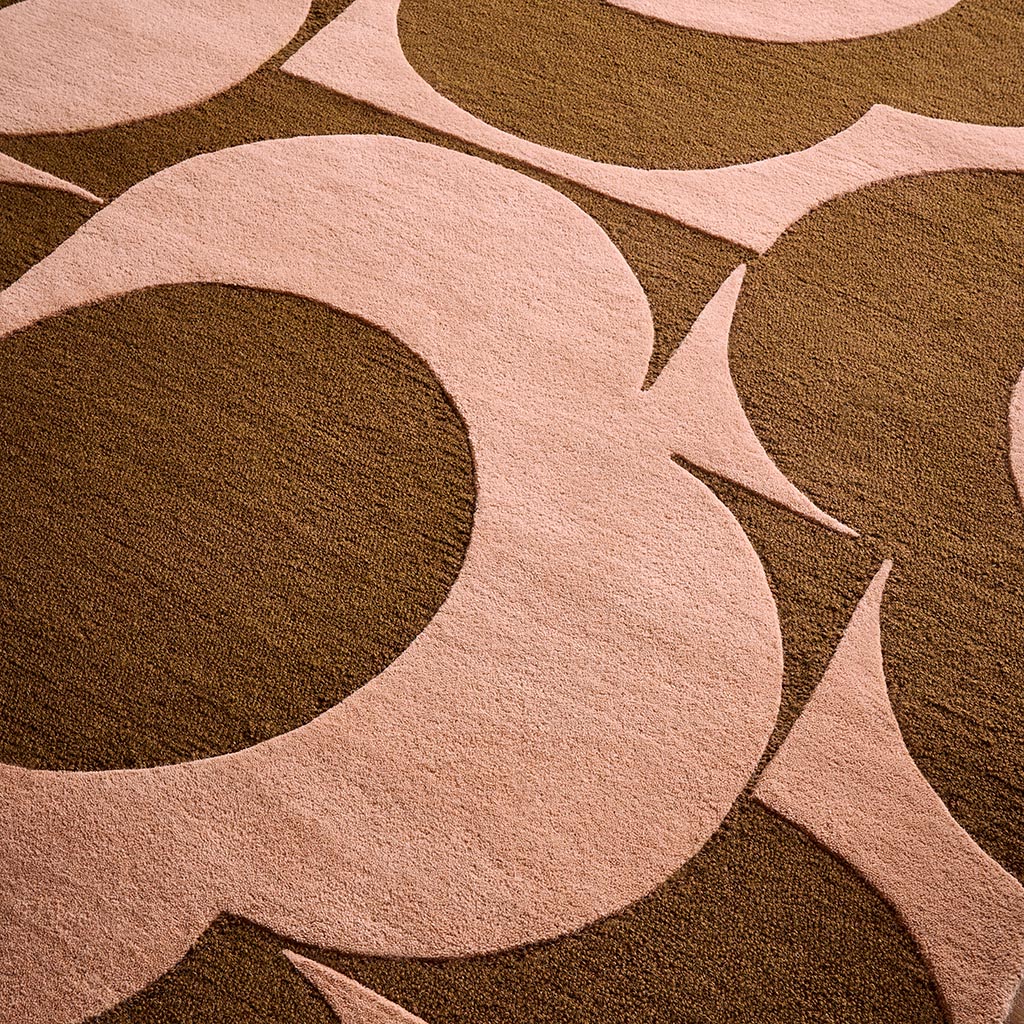 Tapete Prism Flower Pink/Terracotta