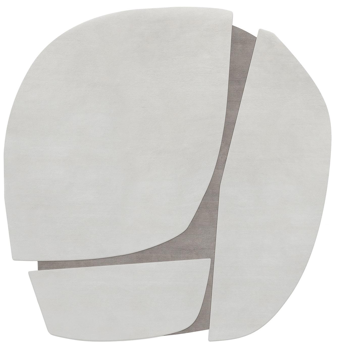 Tapete Designer Cinzento Modelado | Tamanho: Ø 300 cm Tapete Designer Cinzento Modelado | Tamanho: Ø 300 cm