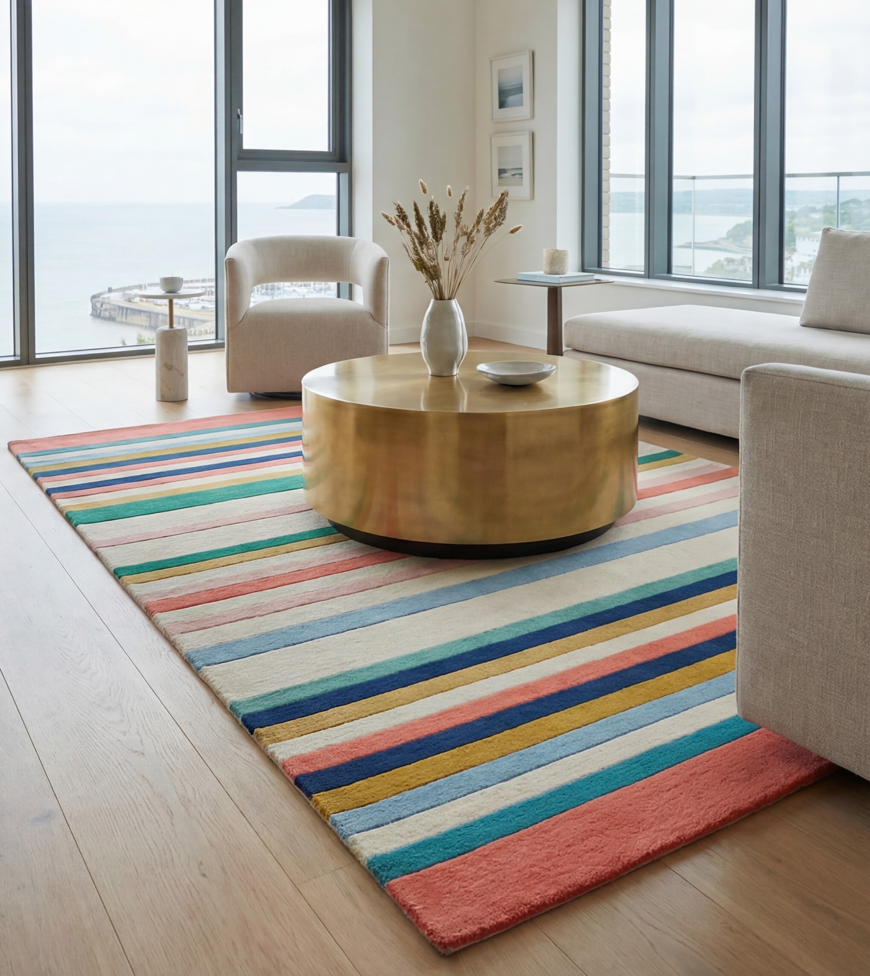 Tapete Striped Spectrum Blue