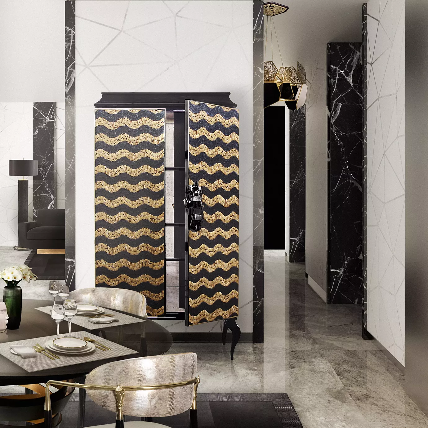 Roupeiro pena caramelo Mirage