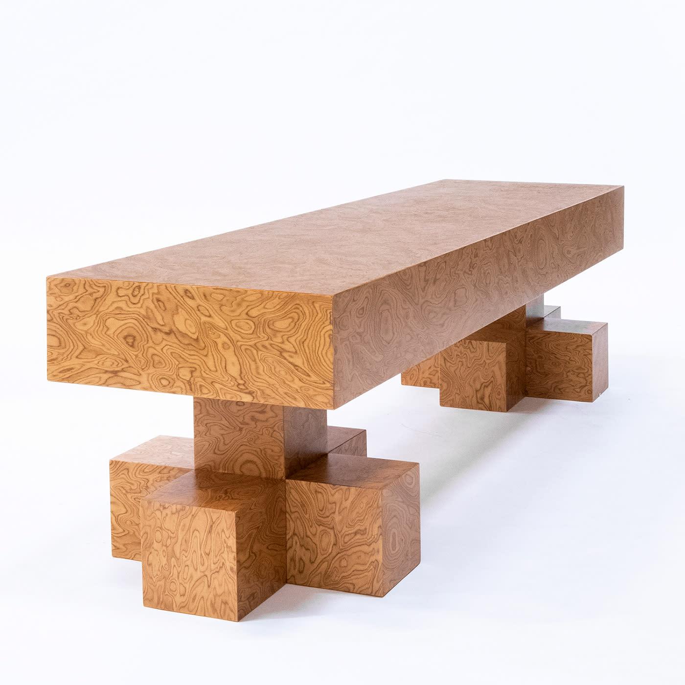 Banco madeira minimalista