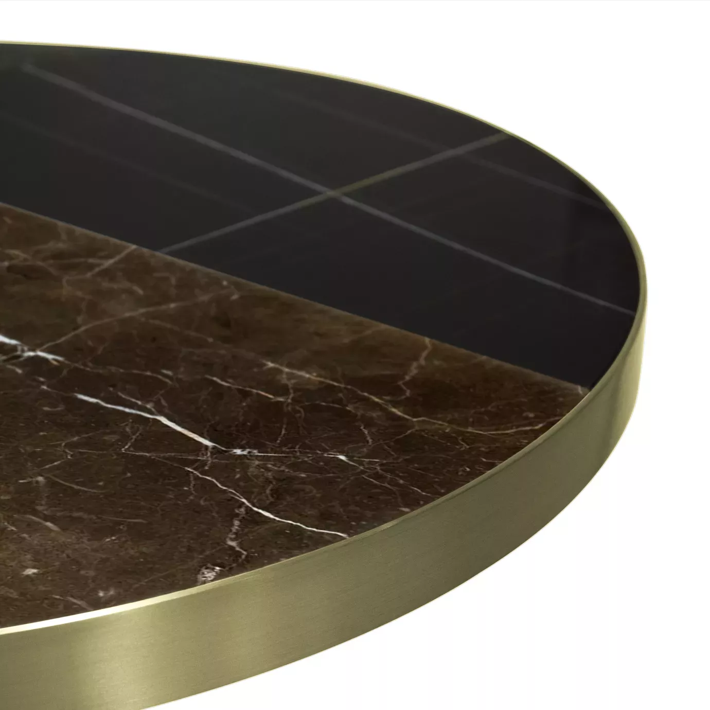 Mesa de Jantar Granito Preto e Dourado Decovita