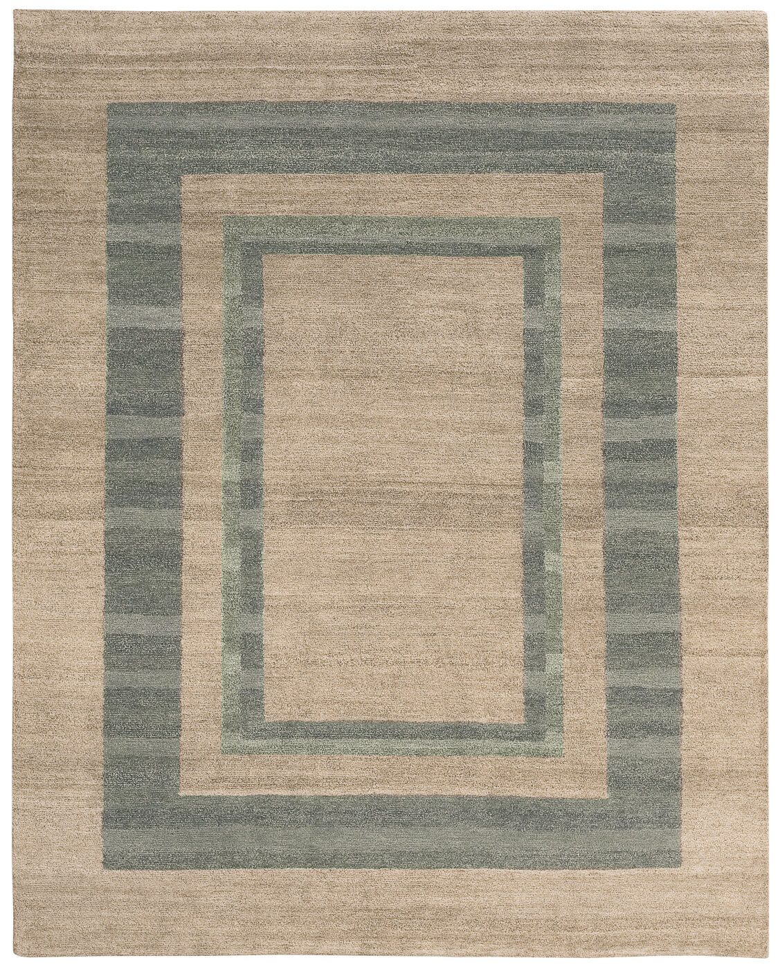 Tapete Mauro Triple Border Verde | Tamanho: 300 × 400 cm