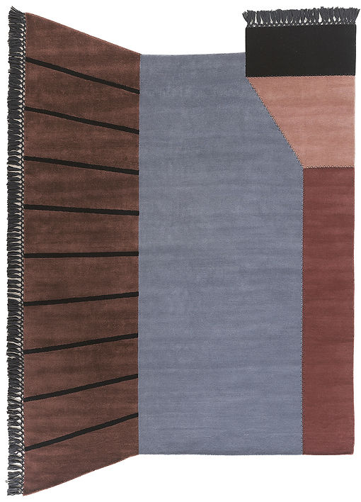 Tapete Feito à Mão Barona 100% Lã