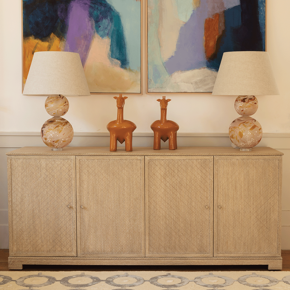 Aparador York Venetian White Oak