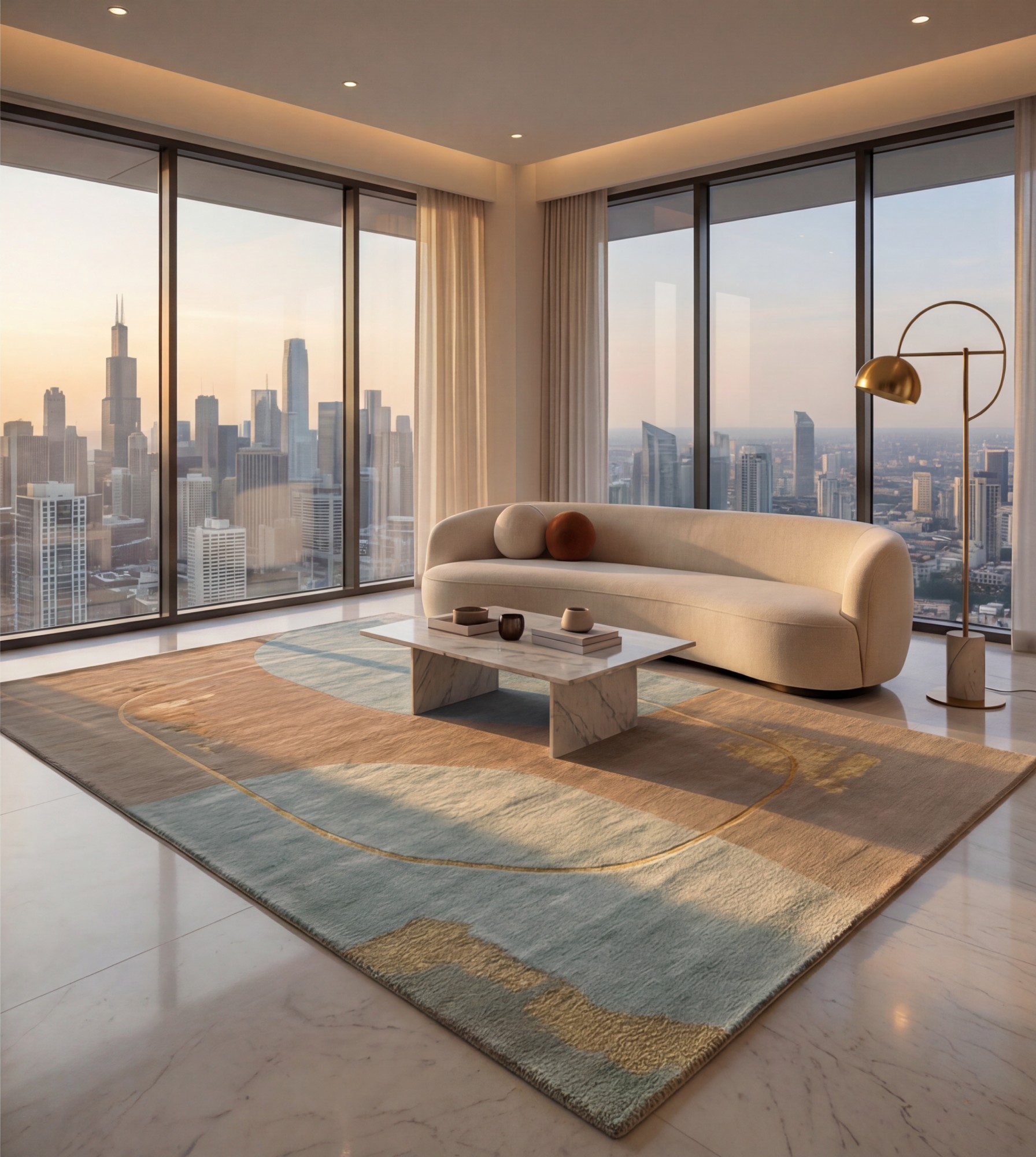 Tapete Soft Currents