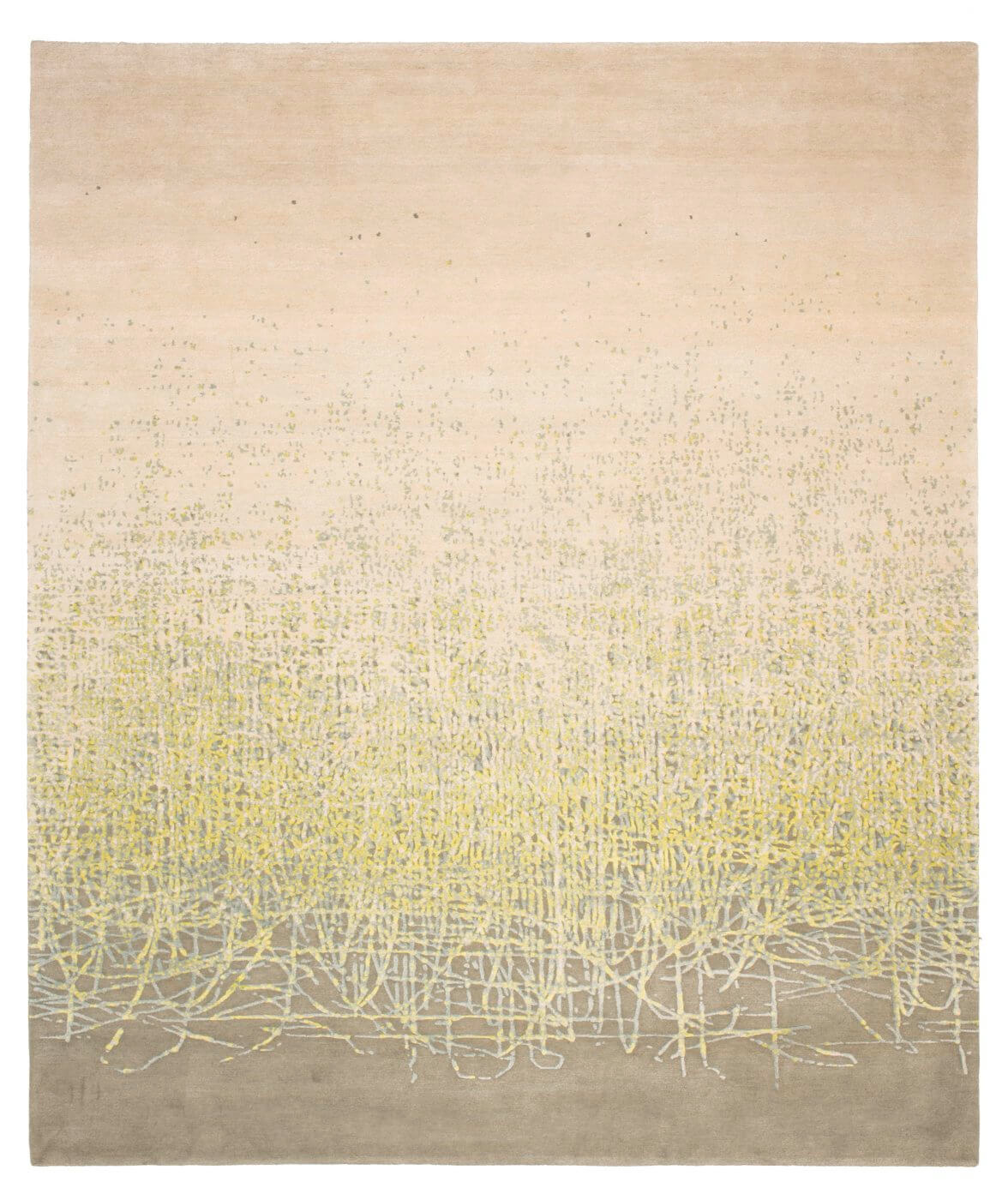 Tapete Ballpoint Art 5 Branco Cinzento