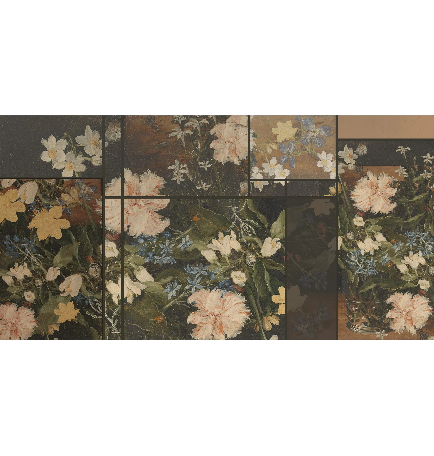 Papel de Parede Vintage Flowers