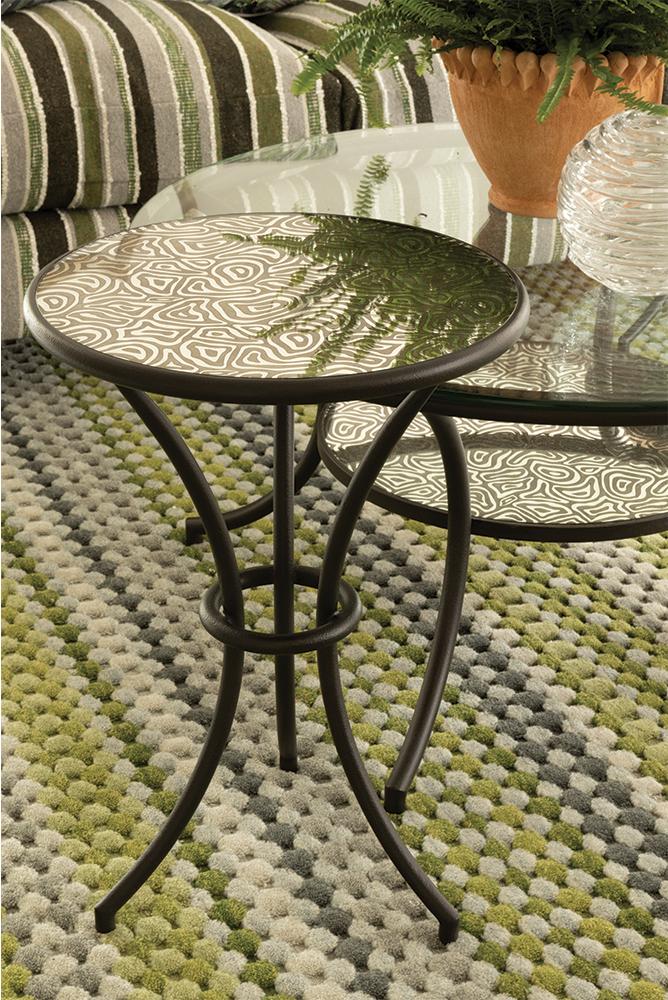 Mesa de Cocktail Coralia Verre Eglomise