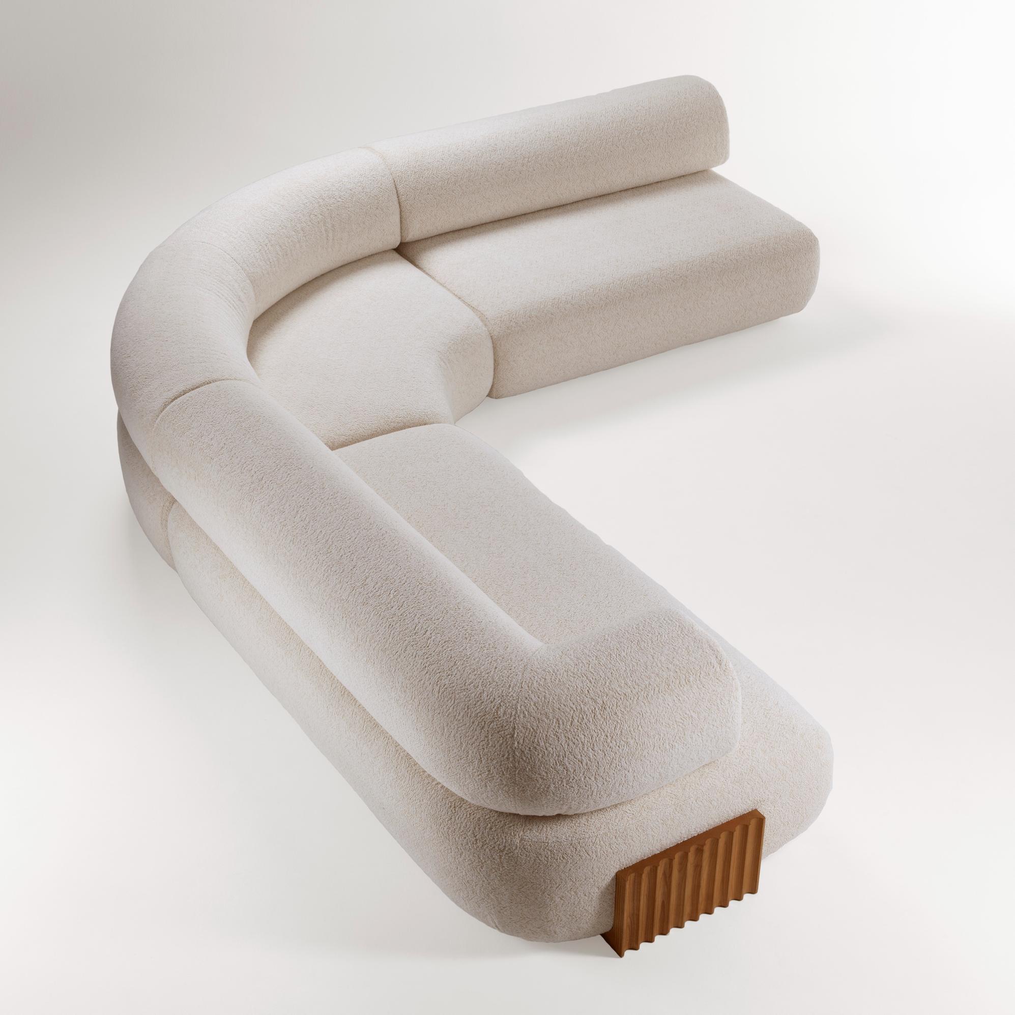Sofá Modular em Madeira Carmel