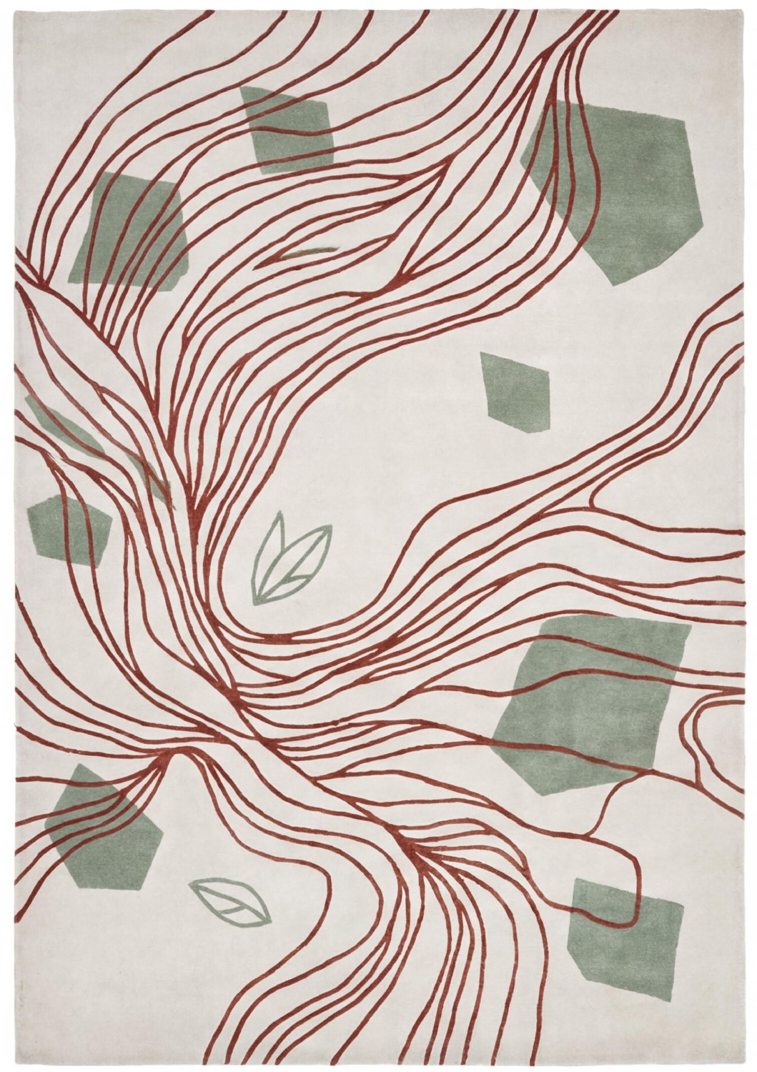 Tapete Flowing Lines